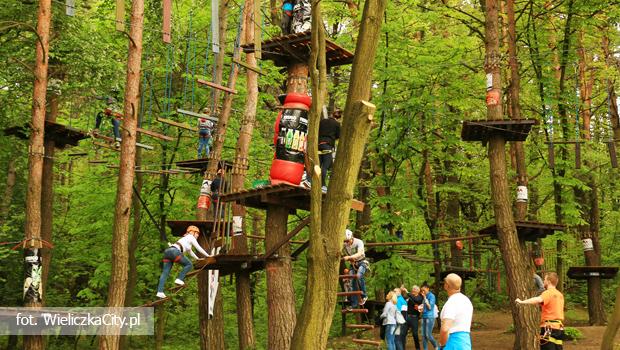 O wielickim parku linowym Xtreme Park w TVP3 Krakw