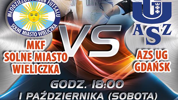 Zapraszamy na mecz Futsal Ekstraklasy MKF Solne Miasto Wieliczka vs AZS UG Gdańsk