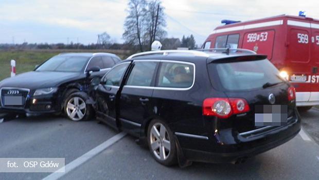 W Bilczycach VW zderzył się z Audi