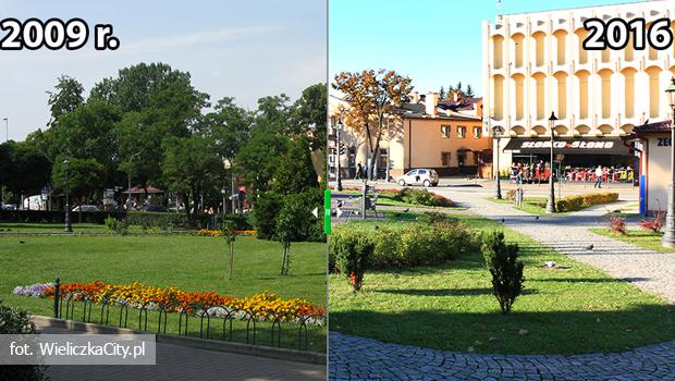 Zobacz jak zmieniła się Wieliczka w ciągu kilku ostatnich lat