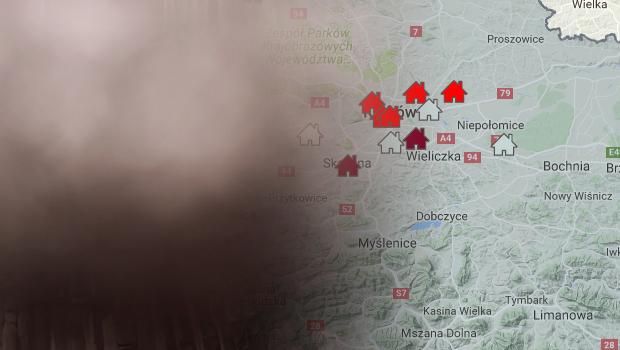 SMOG!  Normy przekroczone o prawie 400%. Najlepiej nie wychodcie z domu. WIO nie planuje ju badania powietrza w Wieliczce.