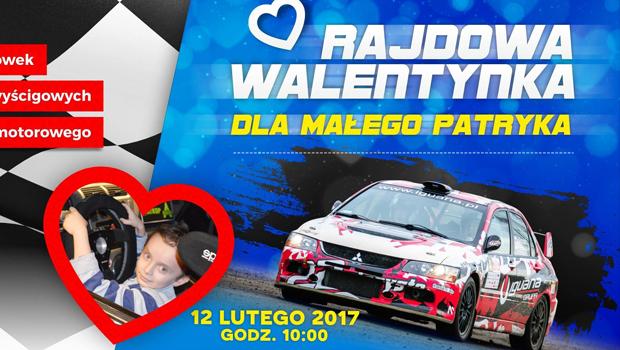 Rajdowa Walentynka dla 5-letniego Patryka, ktry walczy z nowotworem mzgu