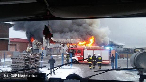 Pożary w Niepołomicach. W czwartek strażacy mieli co robić.