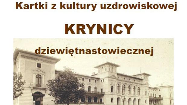 O dziewitnastowiecznej Krynicy w Poniedziakowym Klubie Seniora
