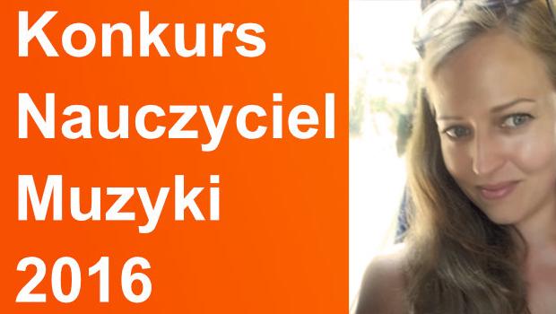 Kinga Nurkowska - nauczycielka muzyki w SP w Sygneczowie nominowana do tytułu Nauczyciela Muzyki 2016