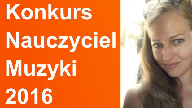 Kinga Nurkowska - nauczycielka muzyki w SP w Sygneczowie nominowana do tytuu Nauczyciela Muzyki 2016