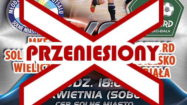 Mecz MKF Solne Miasto Wieliczka przeniesiony. Nasza druyna zagra w Bielsku-Biaej. Zobacz transmisj.