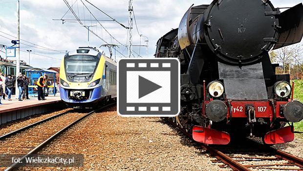 Historyczny pociąg w Wieliczce 2017 - film