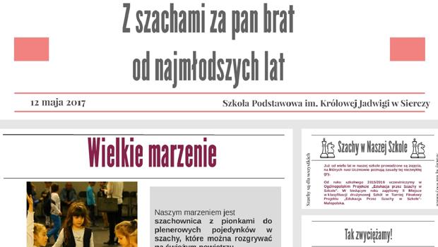 Szkoa Podstawowa w Sierczy walczy o plenerow szachownic - zagosujesz?
