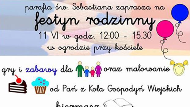 Festyn Rodzinny przy kociele w. Sebastiana. Kolejna okazja aby pomc 1,5-rocznej Poli Dbek.
