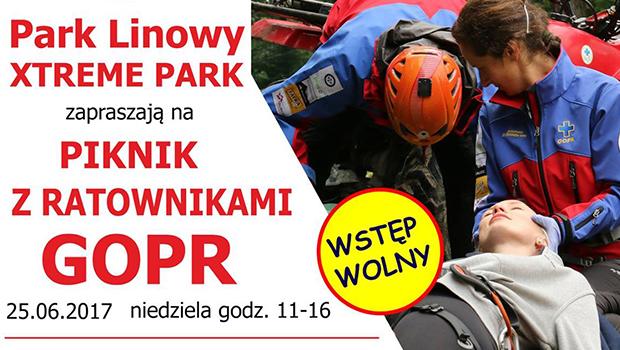 3. Piknik z ratownikami GOPR w Xtreme Park