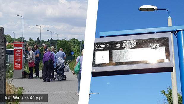 Po ponad p roku biletomat zosta naprawiony, niestety elektroniczne tablice s rozbite