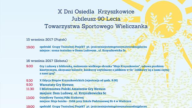 X Dni Osiedla Krzyszkowice i jubileusz 90-lecia TS Wieliczanka