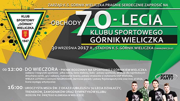 Obchody 70-lecia KS Grnik Wieliczka - zobacz program