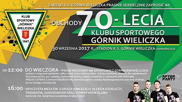 Obchody 70-lecia KS Górnik Wieliczka