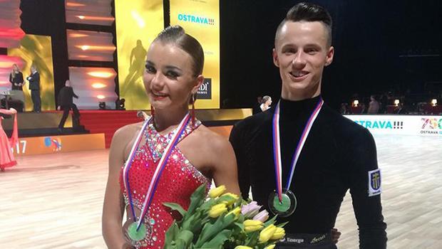 Wielicka para Wiktoria Lassak i Jan Bednarz dwukrotnie na podium w czeskiej Ostrawie